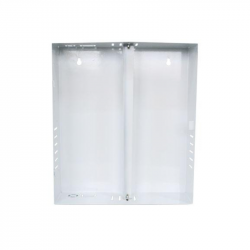 CAIXA METALICA MINI FINE 350X400X108MM MAX METAL BRANCA