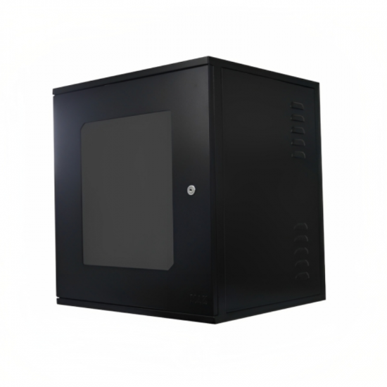 RACK 19POL. 12U 470MM PARA PAREDE ACR/SOLDA MAX METAL PRETO