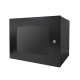 MINI RACK 19POL. 8U 350MM ACR MAX METAL PRETO