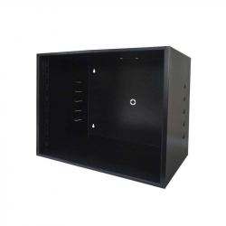 MINI RACK 8U 19P 350MM ACR MAX PRETO