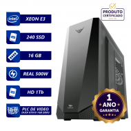 CPU SERVER INTEL XEON E3 1220 V2 3.1 GHZ 16GB 240GB SSD 1TB HD