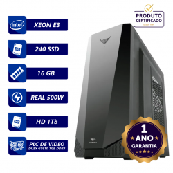 CPU SERVER INTEL XEON E3 1220 V2 3.1 GHZ 16GB 240GB SSD 1TB HD