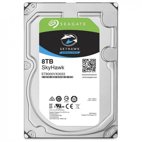 HD 8TB SEAGATE SKYHAWK ST8000VE001 SATA HD 8TB SEAGATE SKYHAWK ST8000VE001 SATA