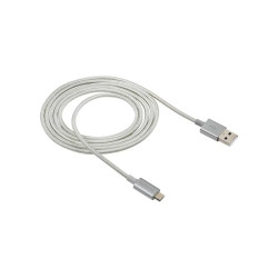 CABO PARA CELULAR USB-A/V8 NYLON BRANCO EUAB15NB 1,5M INTELBRAS 4830066