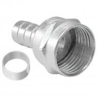 CONECTOR RG59 FEMEA COM ANEL MXT - 100 UNIDADES