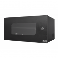 MINI RACK 5U 19P 350MM ACR PLUS C/ BANDEJA MAX PRETO