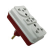 ADAPTADOR PARA TOMADA UNIVERSAL 3 SAIDA 10A COLORIDO 2P TEM