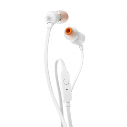 FONE DE OUVIDO INTRA-AURICULAR COM FIO T110WHT JBL BRANCO