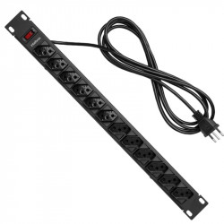 PROTETOR ELETRONICO PARA RACK 12 TOMADAS EPR 212+ INTELBRAS 4824303