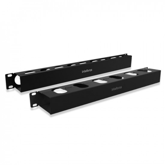 ORGANIZADOR DE CABOS PARA RACK 1U 80MM OCH1U 80 INTELBRAS 4770005 ORGANIZADOR DE CABOS PARA RACK 1U 80MM OCH1U 80 INTELBRAS 4770005