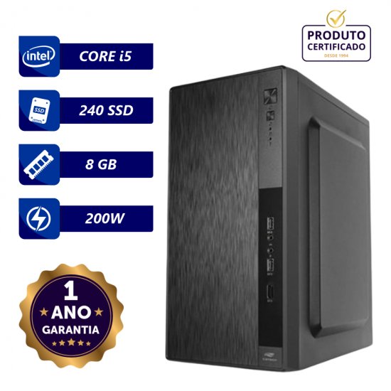 CPU INTEL CORE I5 9500 3.0GHz 8GB 240GB SSD