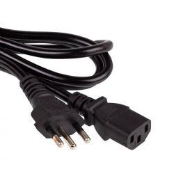 CABO DE FORÇA PARA FONTE DE COMPUTADOR 1.2M