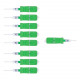 SPLITTER OPTICO 1X8 COM CONECTOR SC/APC 1M PLC108 VERDE SPLITTER OPTICO 1X8 COM CONECTOR SC/APC 1M PLC108 VERDE