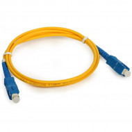 PATCH CORD COM CONECTOR SC/UPC SC/UPC SM PVC 3.0mm 1,5M AZUL