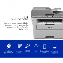 IMPRESSORA DCPB7535DW MULT LASER BROTHER 115V