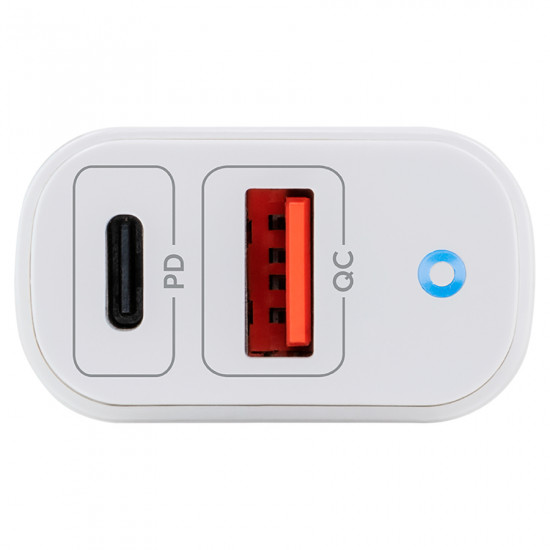 FONTE USB-A/USB-C PARA CELULAR INTELBRAS 4820046 AC/DC EC 11 POWER 20W 3.0A BRANCO FONTE USB-A/USB-C PARA CELULAR INTELBRAS 4820046 AC/DC EC 11 POWER 20W 3.0A BRANCO