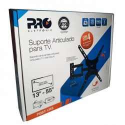 SUPORTE PARA TV ARTICULADO PRO ELETRONIC PQST-1355 P TVS, LCD E LED 13 A 55