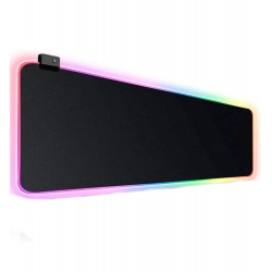 MOUSEPAD EXBOM MP-LED3080 GAMER EXTRA GRANDE LED RGB 800X300X4MM ESTAMPA LISA