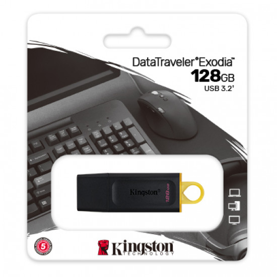 PENDRIVE 128G DTX/128GB USB 3.2 KINGSTON