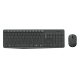 TECLADO E MOUSE SEM FIO MK235 LOGITECH PRETO