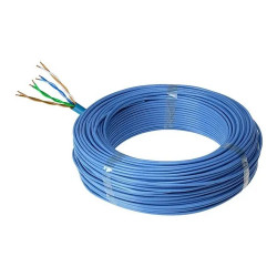 CABO DE REDE COBREADO AZUL CONDUTTI 4P 8 FIOS CFTV ROLO 100M