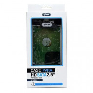 CASE PARA HD 2,5 KNUP ACRILICO USB 3.0 KP-HD012 TRANSPARENTE