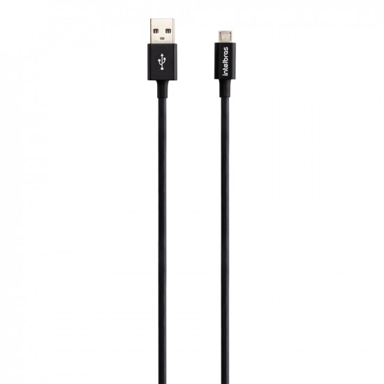 CABO PARA CELULAR USB-A/V8  PVC PRETO EUAB 12PP 1,2m INTELBRAS 4830073