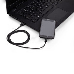 CABO PARA CELULAR USB-A/V8  PVC PRETO EUAB 12PP 1,2m INTELBRAS 4830073