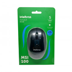 MOUSE SEM FIO INTELBRAS MSI100 PRETO 4290008