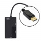 ADAPTADOR DISPLAYPORT MACHO PARA HDMI/VGA/DVI KP-AD110 KNUP ADAPTADOR DISPLAYPORT MACHO PARA HDMI/VGA/DVI KP-AD110 KNUP