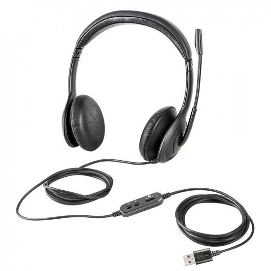 HEADSET BIAURICULAR WHS 60 DUO USB INTELBRAS 4010007