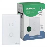 INTERRUPTOR INTELIGENTE TOUCH WIFI EWS 1002 BRANCO 2 TECLAS INTELBRAS 4850015