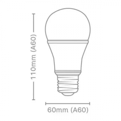 LAMPADA BULBO LED ELGIN 9W BIVOLT BRANCA FRIA 6500K