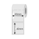 ETIQUETA TERMICA ADESIVA 40MMX40MM PARA BALANCA RIO BRANCO 20M UNIDADE