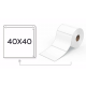 ETIQUETA TERMICA ADESIVA 40MMX40MM PARA BALANCA RIO BRANCO 20M UNIDADE
