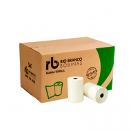 BOBINA TERMICA 80MMX30M BRANCA RIO BRANCO CAIXA C/ 30 UNI
