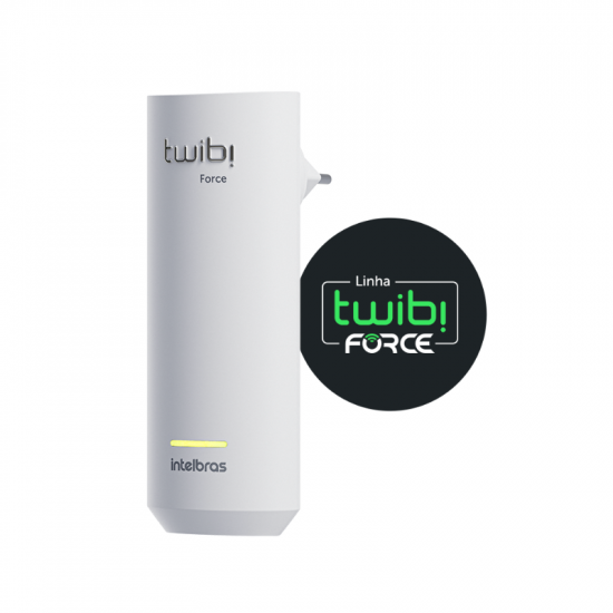 EXTENSOR WIFI MESH DUAL BAND TWIBI FORCE PLUG INTELBRAS 4750097 EXTENSOR WIFI MESH DUAL BAND TWIBI FORCE PLUG INTELBRAS 4750097