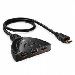 ADAPTADOR HDMI CHAVEADOR 3 ENT/1 SAIDA HDMI 4K KP-AD133 KNUP