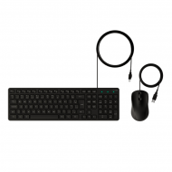 TECLADO E MOUSE COM FIO CCI20 PRETO INTELBRAS 4294100