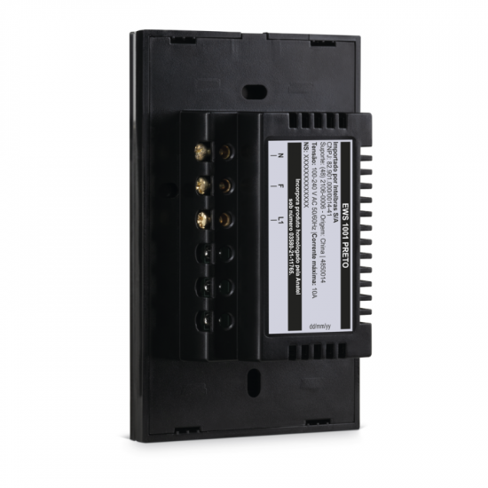 INTERRUPTOR INTELIGENTE TOUCH WIFI EWS 1001 PRETO 1 TECLA INTELBRAS 4850014 INTERRUPTOR INTELIGENTE TOUCH WIFI EWS 1001 PRETO 1 TECLA INTELBRAS 4850014