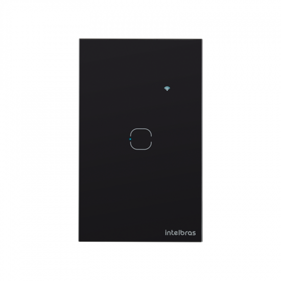 INTERRUPTOR INTELIGENTE TOUCH WIFI EWS 1001 PRETO 1 TECLA INTELBRAS 4850014 INTERRUPTOR INTELIGENTE TOUCH WIFI EWS 1001 PRETO 1 TECLA INTELBRAS 4850014