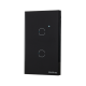 INTERRUPTOR INTELIGENTE TOUCH WIFI EWS 1002 PRETO 2 TECLAS INTELBRAS 4850016