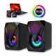 CAIXA DE SOM 6W USB LED KP-RO800 KNUP