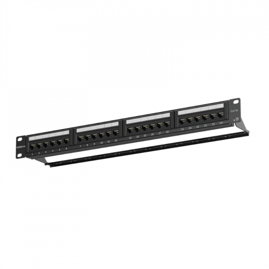 PATCH PANEL IMPACT LAN CAT5E 24 PORTAS PP524 INTELBRAS 4770037 PATCH PANEL IMPACT LAN CAT5E 24 PORTAS PP524 INTELBRAS 4770037