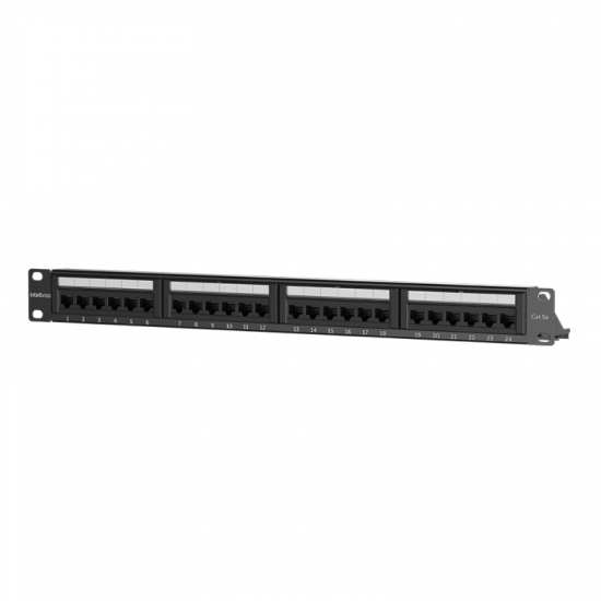 PATCH PANEL IMPACT LAN CAT5E 24 PORTAS PP524 INTELBRAS 4770037 PATCH PANEL IMPACT LAN CAT5E 24 PORTAS PP524 INTELBRAS 4770037