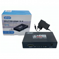 SPLITTER HDMI DIVISOR DE VIDEO 1 ENT./4 SAIDAS KP-AD142 KNUP