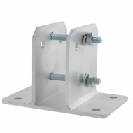 PERFIL DE ALUMINIO SAPATA 23X23X25X25 PARAFUSO PASSANTE