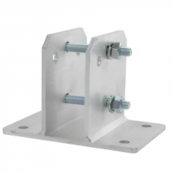 PERFIL DE ALUMINIO SAPATA 23X23X25X25 PARAFUSO PASSANTE