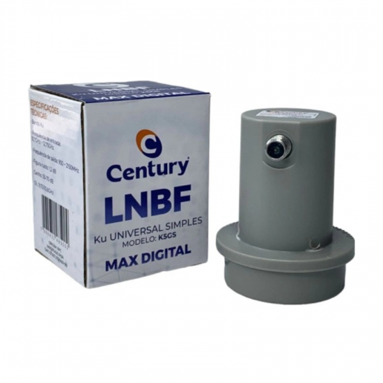 LNBF KU SIMPLES UNIV. CENTURY MOD: K5GS LNBF KU SIMPLES UNIV. CENTURY MOD: K5GS