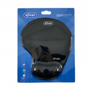 MOUSEPAD ERGONÔMICO COM APOIO EM GEL KP-S04 PRETO KNUP